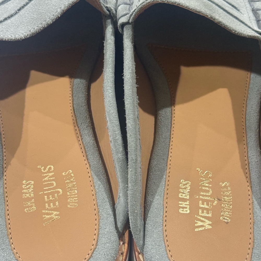 NEW G.H. Bass Originals Weejuns Loafer Mules Wynne Suede Slip On - Picture 9 of 9